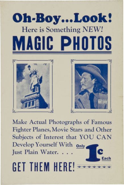 1948 Topps Magic Photos